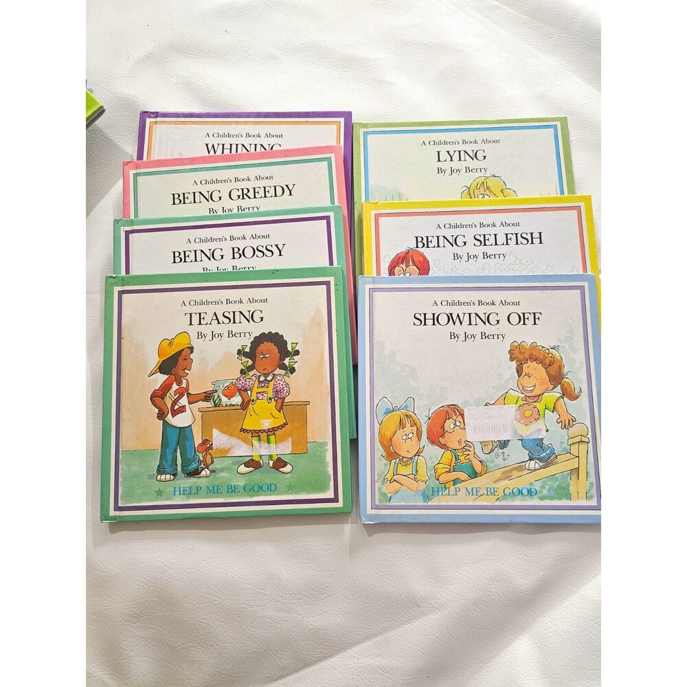 Help Me Be Good Joy Berry Hardcover Lot of 7 Whining, Bossy, Greedy, Teasing +